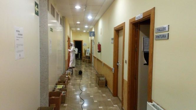 Desinfección de  un edificio municipal (AYTO. GÓJAR)