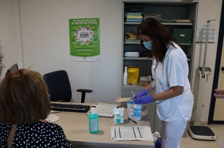 Realización de un test de antígenos (JUNTA DE ANDALUCÍA) 