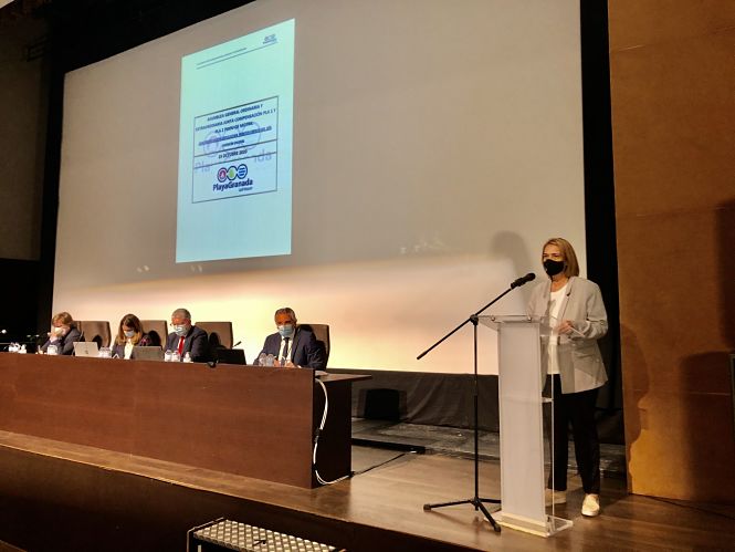 Intervención de Luisa García Chamorro en la asamblea (AYTO. MOTRIL)