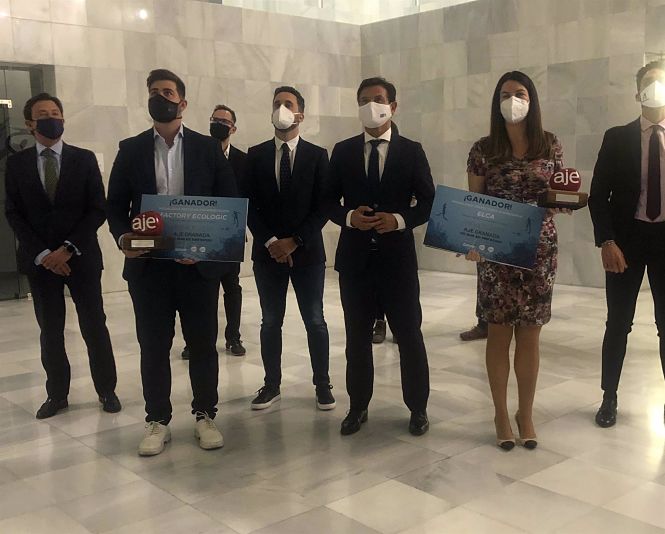 Acto de entrega de los Premios AJE en Granada (AJE) 