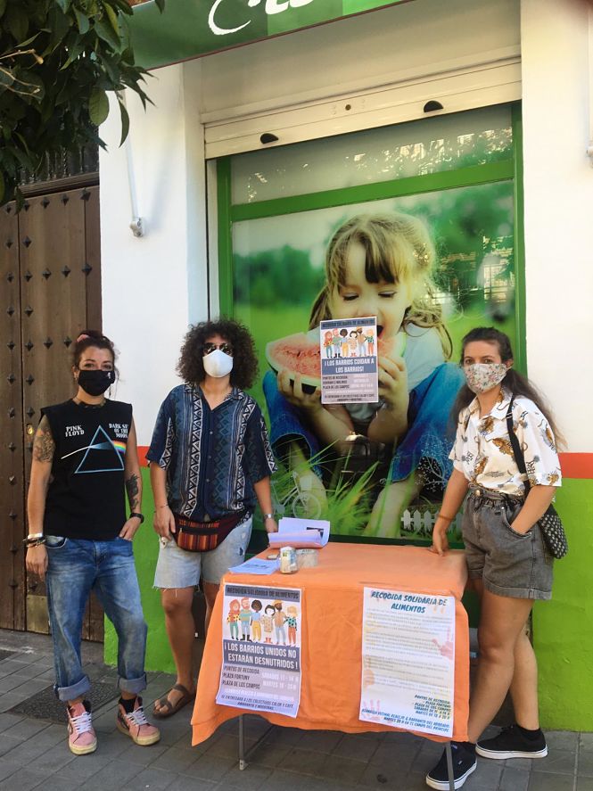 Mesa de recogida de alimentos (ASOCIACIÓN DEL REALEJO)