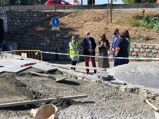 Imagen de la visita a las obras (AYTO. GRANADA) 