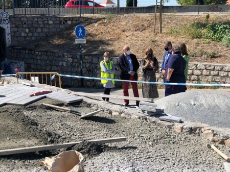 Imagen de la visita a las obras (AYTO. GRANADA) 