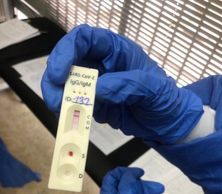 Imagen de un test de antígenos (JUNTA DE ANDALUCÍA)