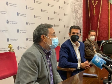 Imagen de la rueda de prensa (PSOE) Imagen de la rueda de prensa (PSOE)