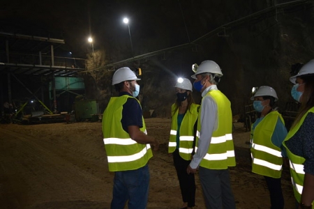 Imagen de la visita a las minas de Órgiva (JUNTA) Imagen de la visita a las minas de Órgiva (JUNTA)