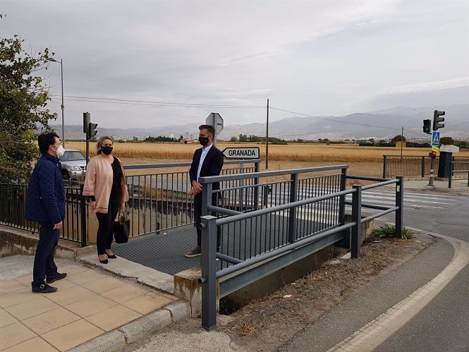 Visita del PP a Las Gabias para reclamar una rotonda en la GR-3306 (PP) 