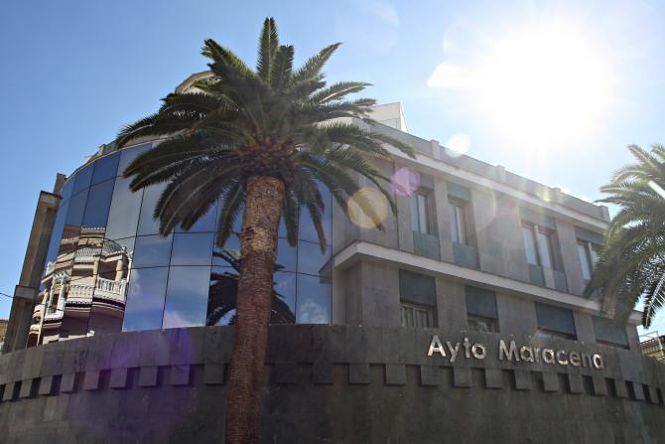 Fachada del Ayuntamiento de Maracena (PUEBLOS DE ESPAÑA)