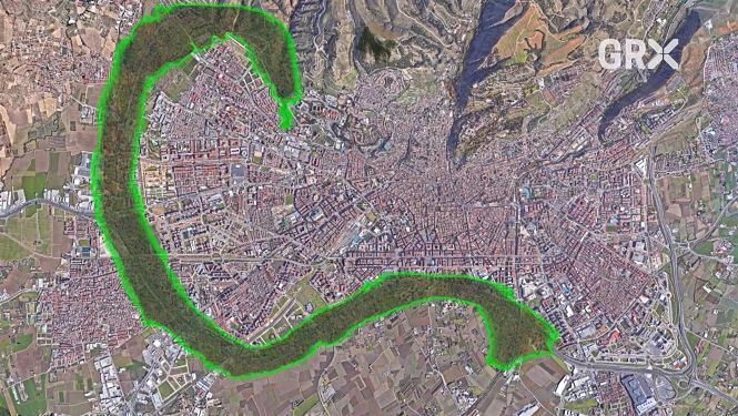 Imagen de un vídeo del Ayuntamiento sobre el Anillo Verde de Granada (EUROPA PRESS)