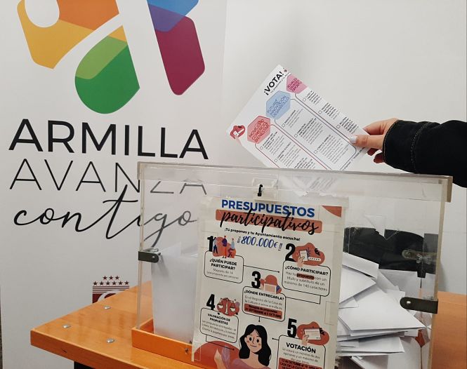 Votación de los presupuestos participativos (AYTO. ARMILLA)