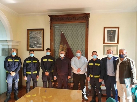 Toma de posesión de los nuevos bomberos (AYTO. GUADIX) 