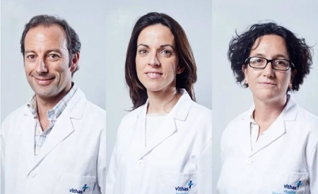 Los doctores Horcajadas, Jorques y Román (VITHAS GRANADA) Los doctores Horcajadas, Jorques y Román (VITHAS GRANADA)