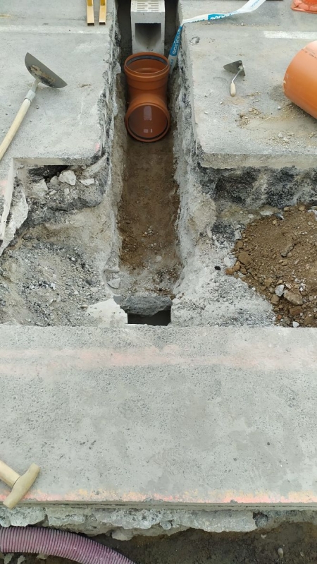 Obras en una de las calles de Gójar (AYTO. GÓjAR)