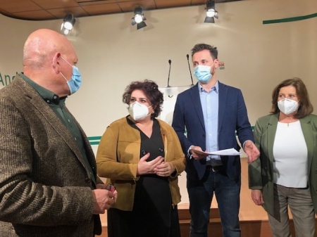 Parlamentario andaluces del PSOE han valorado los rpesupuestos andaluces (PSOE)