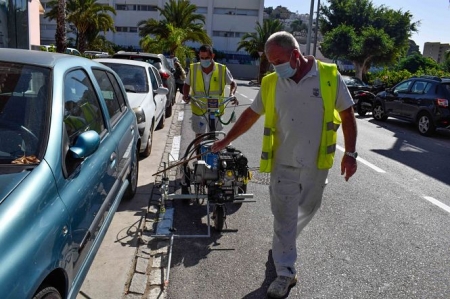 Pintado de la señalización (AYTO. ALMUÑECAR)