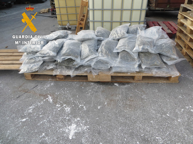 Imagen de la marihuana incautada (GUARDIA CIVIL)