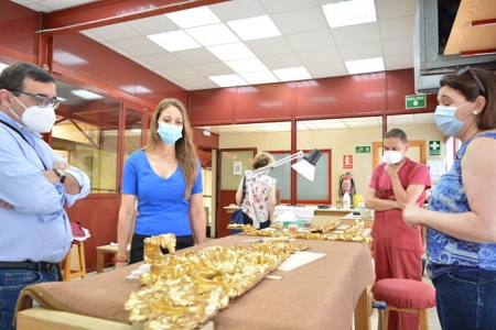 La delegada de Empleo, Formación, Trabajo Autónomo, Transformación Económica, Industria, Conocimiento y Universidades, Virginia Fernández ha visitado el Centro Albayzin (JUNTA)