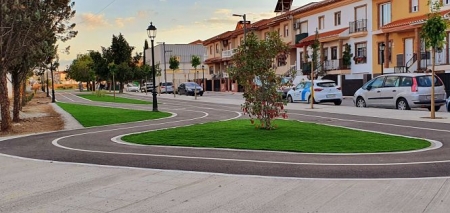 Paseo Jerónimo de Rueda de Cúllar Vega remodelado (AYTO. CULLAR VEGA)