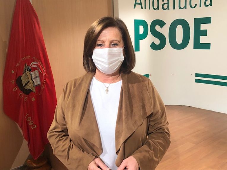 La parlamentaria Andaluza del PSOE, María José Sánchez Rubio (PSOE)