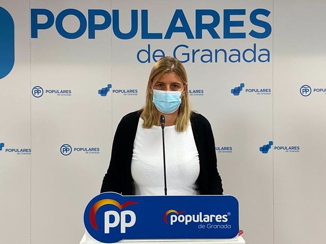La portavoz del PP en la Diputación de Granada, Inmaculada Hernández (PP) 