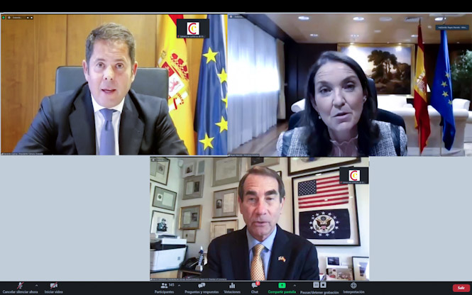 Inauguración telemática del X Foro Empresarial España-Estados Unidos (CÁMARA GRANADA) 