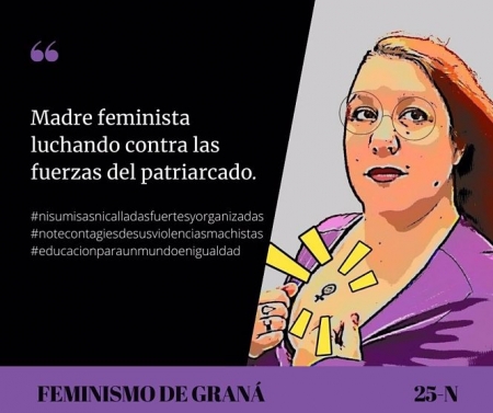 Ilustración relativa a la manifestacion del 25N de 2020 (ASAMBLEA FEMINISTA UNITARIA) 