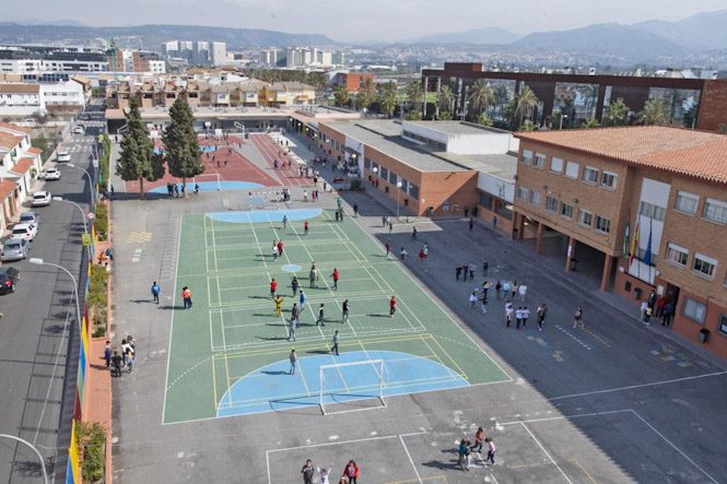 Vista panorámica de un Colegio de Armilla (AYTO. ARMILLA)