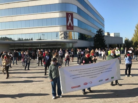 Manifestación de trabajadores de DIputación (PP) Manifestación de trabajadores de DIputación (PP)