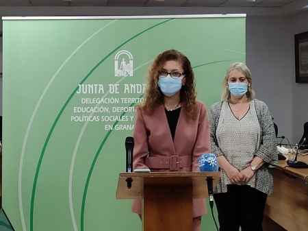 La Delegada de Igualdad, Ana Berrocal en rueda de prensa (JUNTA)