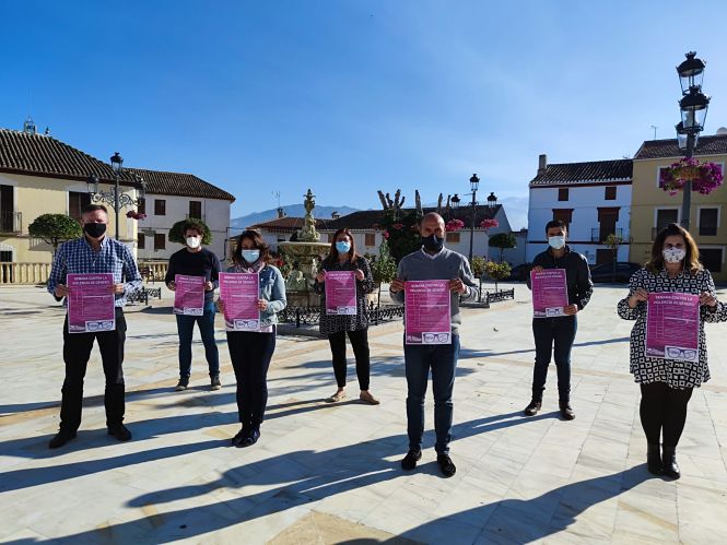 Equipo de Gobierno del Ayuntamiento de Otura durante la presentación de las actividades (AYTO. OTURA) 