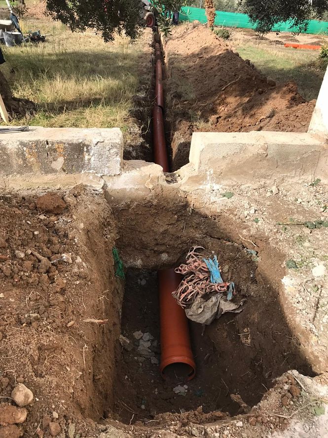 Obras en una de las calles de Gójar (AYTO. GÓJAR) 