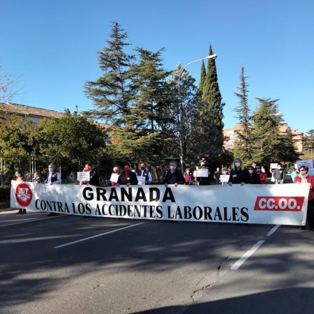 Concentración de protesta contra los accidentes laborales (UGT) Concentración de protesta contra los accidentes laborales (UGT)