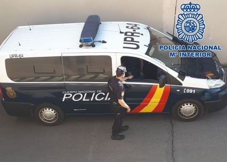 Imagen de un furgón policial (POLICA NACIONAL)