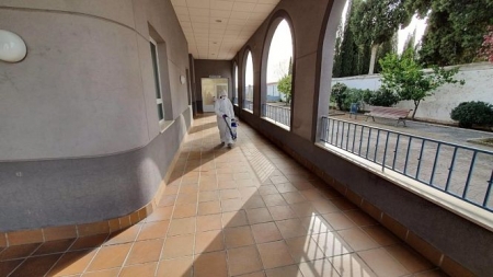 Tareas de limpieza y desinfección en Huétor Tájar (AYUNTAMIENTO DE HUÉTOR TÁJAR) 