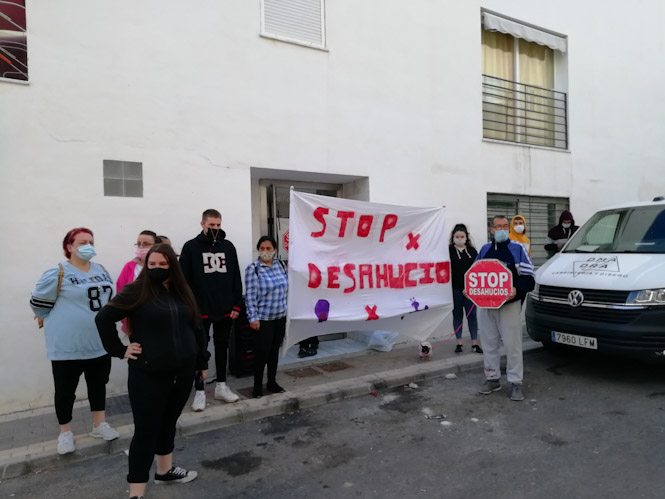 Manifestación de apoyo a las familias afectadas (STOP DESAHUCIOS) 