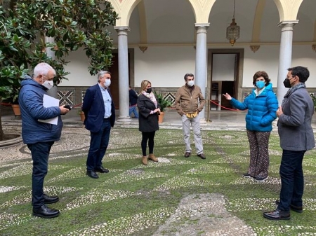 Imagen de la presentación de la moción (PODEMOS-IU)