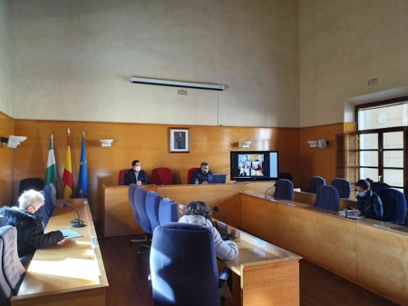 Imagen de la reunión (AYTO. GUADIX)