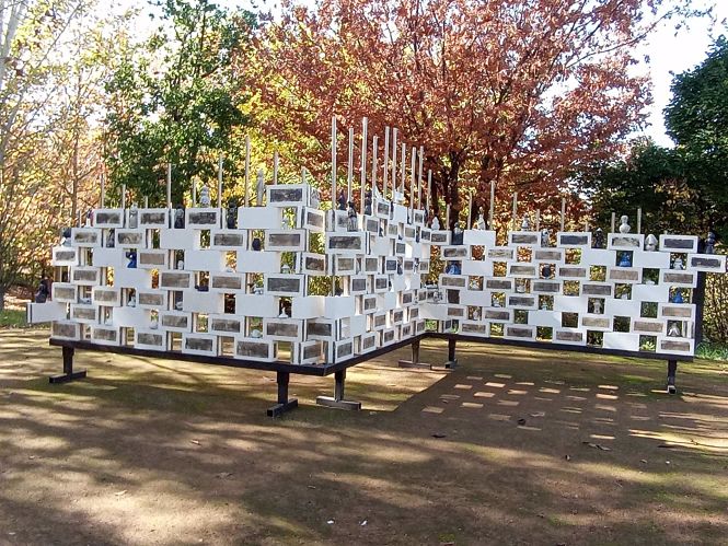 Obra derivada de unos talleres con menores en riesgo de exclusión, en el Carmen de los Mártires (ARCHIVO MANUEL DE FALLA) 