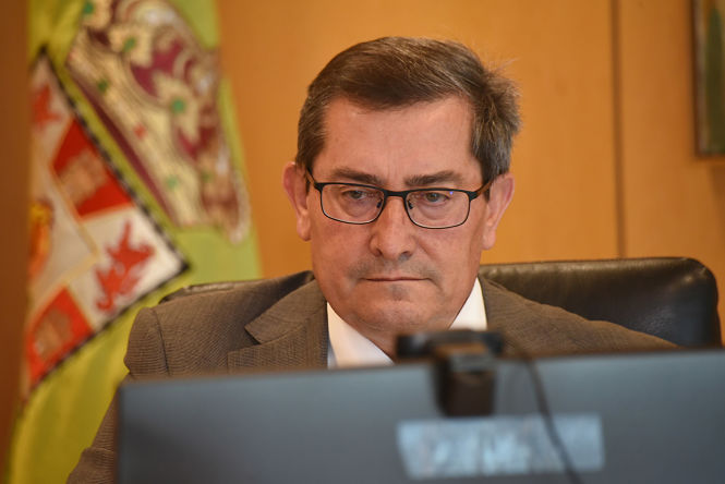 El Secretario General del PSOE de Granada, José Entrena (DIPUTACIÓN)