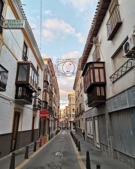 Imagen de una calle de Huéscar (AYTO. HUESCAR)