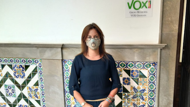 Mónica Rodríguez, concejal de VOX en el Ayuntamiento de Granada (VOX) 