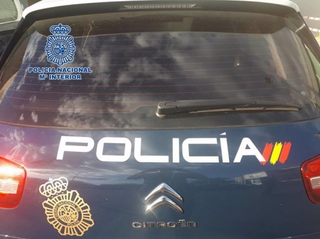 Fotografía de un vehículo policial (POLICÍA NACIONAL)