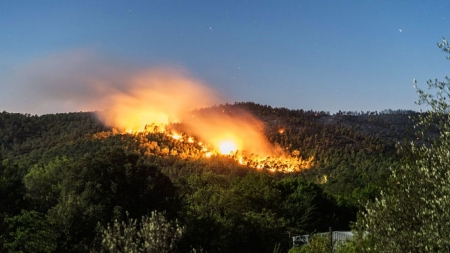 Imagen de recurso de un incendio forestal (UGR)