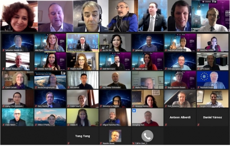 Fotogramas tomados durante la sesión de apertura del lunes 23 de noviembre (UGR)