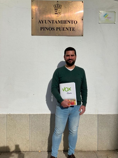 Antonio Duarte, portavoz de Vox en el Ayuntamiento de Pinos Puente (VOX PINOS PUENTE)