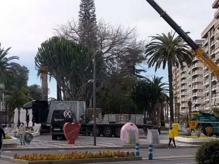 Instalación del alumbrado navideño (AYTO. MOTRIL)