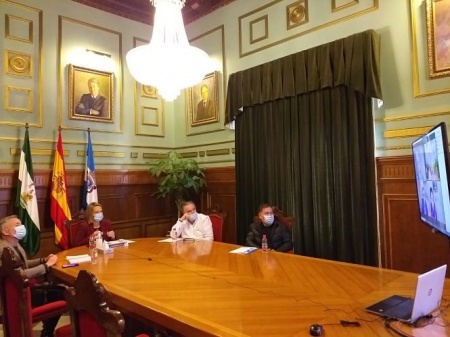 Imagen de la reunión telemática (AYTO. MOTRIL) Imagen de la reunión telemática (AYTO. MOTRIL)