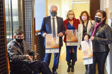 Presentación de la campaña por el Día Mundial de la Discapacidad (JAVIER ALGARRA / AYUNTAMIENTO)