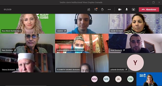 Imagen de la calusura telemática (AYTO. GRANADA)