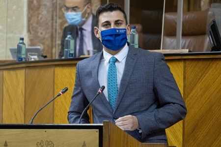 El aprlamentario andaluz del PP, Rafael Caracuel (PP)